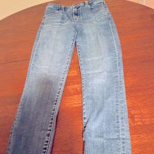 JBrand skinny jeans in cerulean blue from Summer 2020 collection